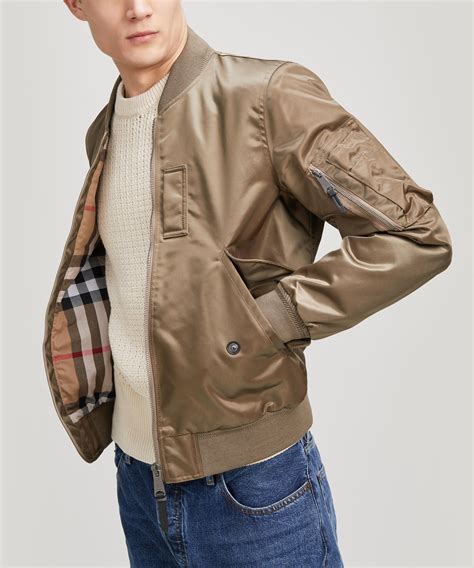 burberry mens bomber jackets|Burberry Bomber Jackets for Men .